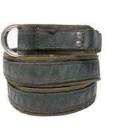 diesel cotton leather belt dnasbelt womens belt in green