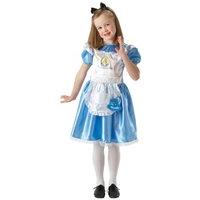 Disney Alice In Wonderland Licensed Deluxe - Kids Costume 3 - 4 Years