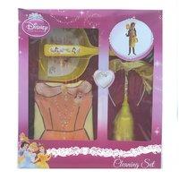 disney princess belle childrens cleaner fancy dress costume outfit yel ...