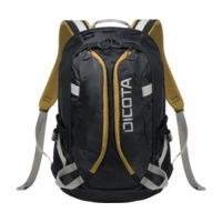 dicota active backpack 14 15 6 blackyellow