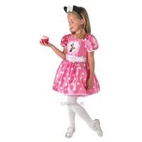 disney minnie pink cupcake deluxe kids costume 3 4 years