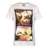 Dissident Girls Car Cotton printed T-Shirt in Optic White