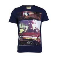 dissident open road blue t shirt