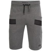 dissident mason mid grey sweat shorts