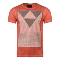 Dissident Shore orange t-shirt