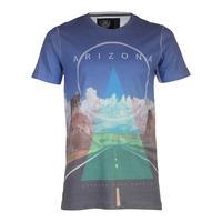 Dissident Arizona blue crew neck graphic t-shirt