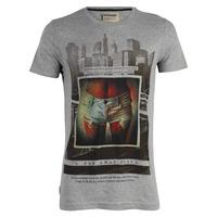 Dissident Midriff grey t-shirt