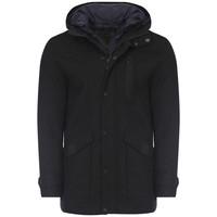 Dissident Gorleston navy double zip wool jacket