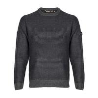 Dissident Austin crew neck jumper in navy