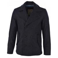 Dissident wool rich Baughman Navy Marl double-breasted jacket
