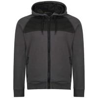 Dissident Owen dark blue zip through hoodie