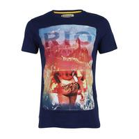 Dissident Riobum navy t-shirt