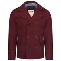 Dissident wool rich Baughman red double-breasted jacket