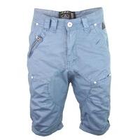 Dissident Spin cotton cargo shorts in blue