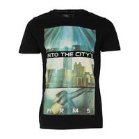 dissident into the city crew neck t shirt