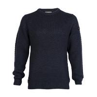 Dissident Jamal textured knitted jumper in navy