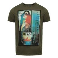 Dissident Girl Shades t-shirt in Amazon Khaki