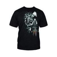 Diablo III Tyrael Side Medium T-shirt Black