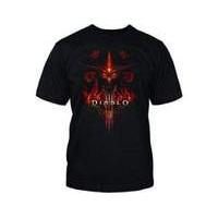 Diablo III Burning T-Shirt Black (M)