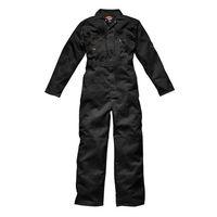 dickies dickies redhawk zip front coverall black 38r