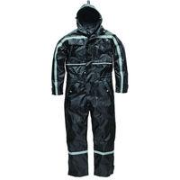 dickies dickies dartmouth waterproof coverall in black 3xl