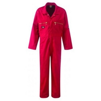 dickies dickies redhawk zip front coverall red 38r