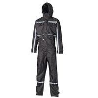 dickies dickies dartmouth waterproof coverall in black xs