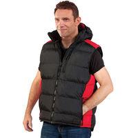 Dickies Dickies BW7004 Crayford Black & Red Gillet (XL)