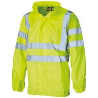 dickies dickies hi visibility lightweight waterproof jacket medium