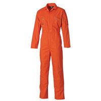 dickies dickies redhawk zip front coverall orange 54r