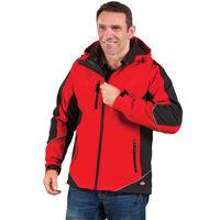 Dickies Dickies JW7010 Two Tone Softshell Jacket (Red/Black) - Large