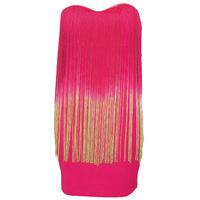 dip dye fringe dress