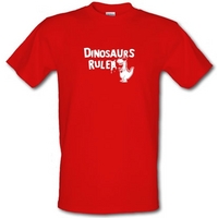 Dinosaurs Ruled male t-shirt.