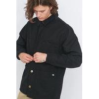 dickies thornton black chore jacket black