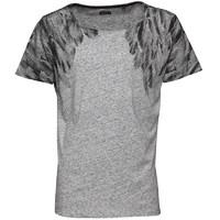 Diesel Mens Me-T-Markus T-Shirt Light Grey Melange