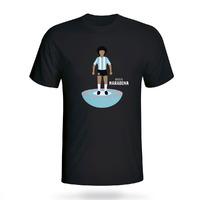 diego maradona argentina subbuteo tee black kids