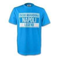 diego maradona napoli legend tee sky blue kids