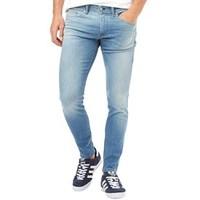 Diesel Mens Sticker 0850T Skinny Fit Jeans Blue