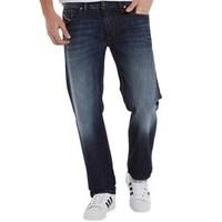 diesel mens larkee 0823g straight fit jeans blue wash