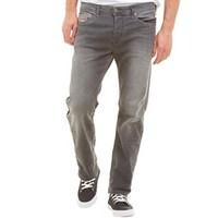 diesel mens waykee 0662u straight fit jeans grey