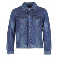 diesel nhill mens denim jacket in blue