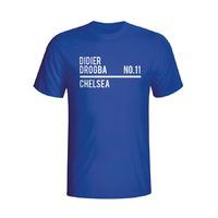 Didier Drogba Chelsea Squad T-shirt (blue)