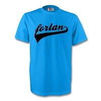 diego forlan uruguay signature tee sky blue kids