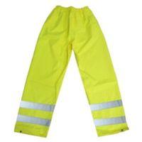 Diall Tradesman Yellow Waterproof Trousers W26.8\