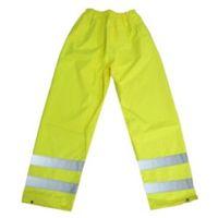 Diall Tradesman Yellow Waterproof Trousers W26\