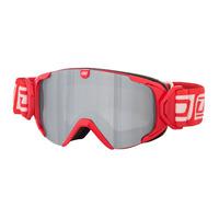 dirty dog stampede snow goggles red