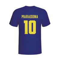 Diego Maradona Boca Juniors Hero T-shirt (navy) - Kids