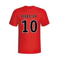 dimitar berbatov monaco hero t shirt red kids