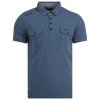 Dissident Zenith cotton blue polo shirt