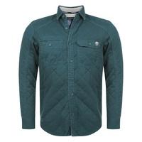 dissident hicks quilted shirt in green gables